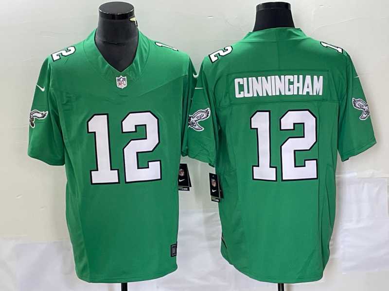 Men%27s Philadelphia Eagles #12 Randall Cunningham Green 2023 F.U.S.E. Vapor Untouchable Stitched Football Jersey->philadelphia eagles->NFL Jersey